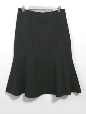 Reitmans Classy Charcoal Grey Mermaid Hem Pencil Skirt Size Small